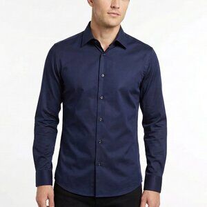 Versace Collection Trend Men's Classic Slim Shirt (Silk Alike)